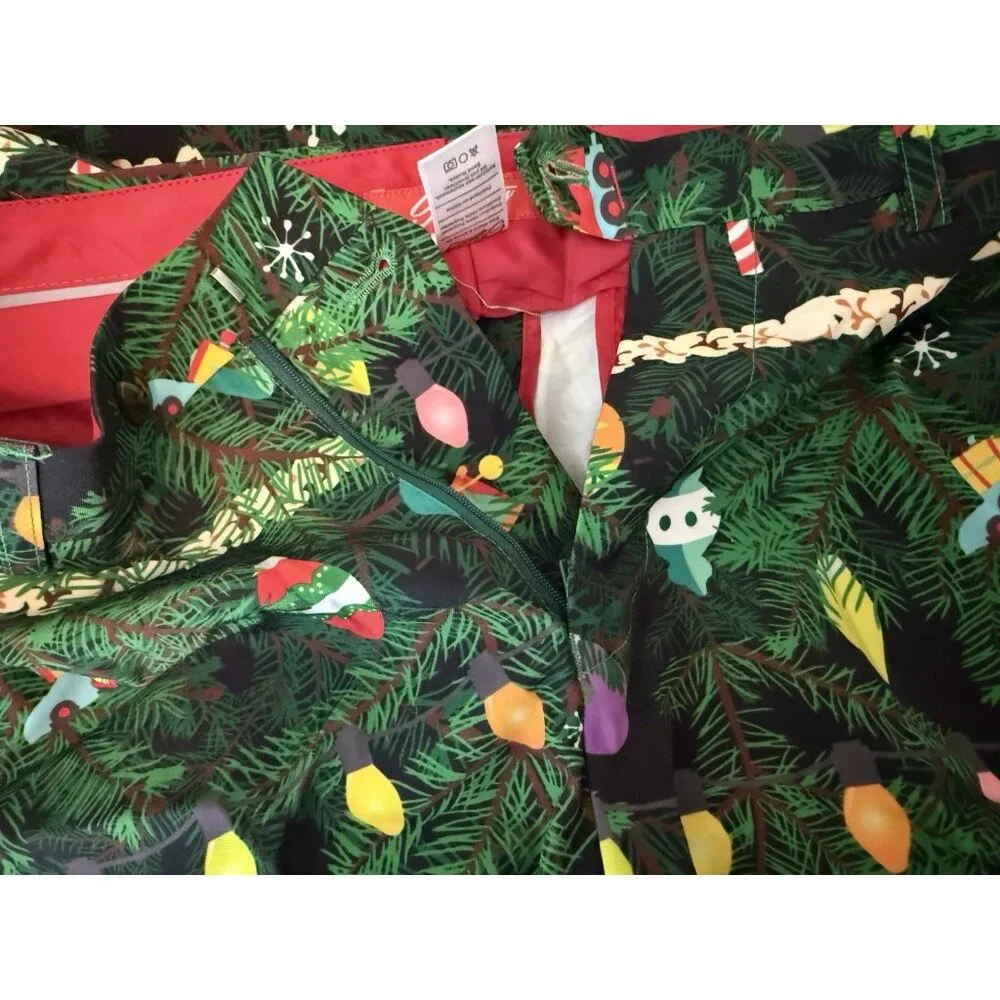 SHINESTY Christmas Tree Camo Pants‎ Green Holiday Festive Party Sz 30/32 EUC
